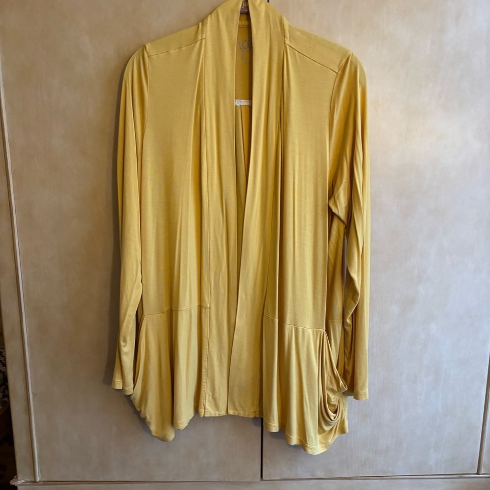 LOGO Gold Cardigan with Pockets XL